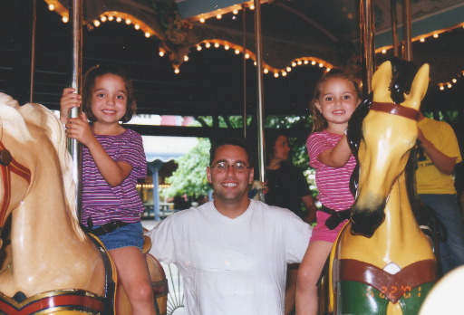 Aaron, girls, and horses
